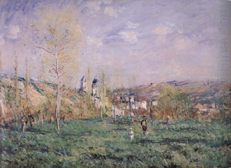 Springtime in Vetheuil, Claude Monet